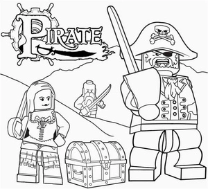 Pirate Adventure in Roblox Coloring Page