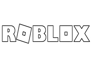 Roblox Logo - A Coloring Page