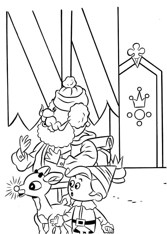 Coloring Rudal Rudolph Coloring Pages (10 Free Printable PDFs)