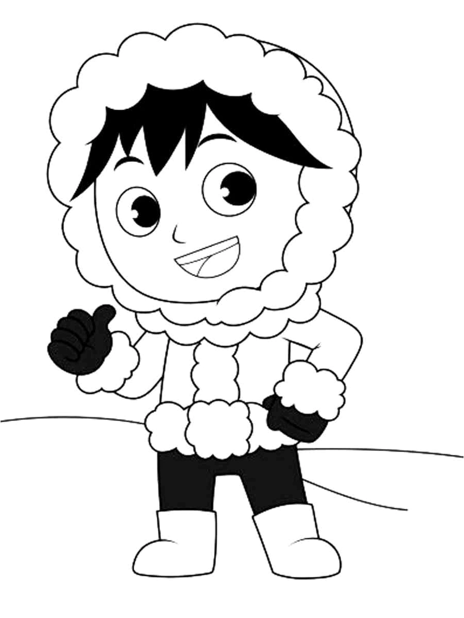 Free Coloring Page of Ryan's World