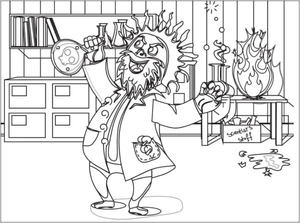 Excited Scientist Celebrates an Exciting Discovery