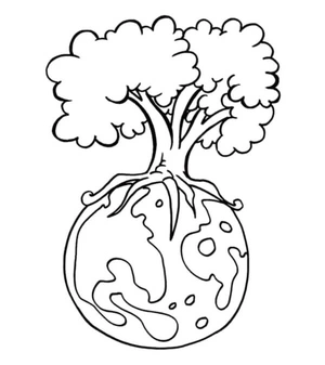 Science of the Earth Coloring Page