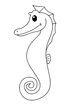 Seahorse Simple Design