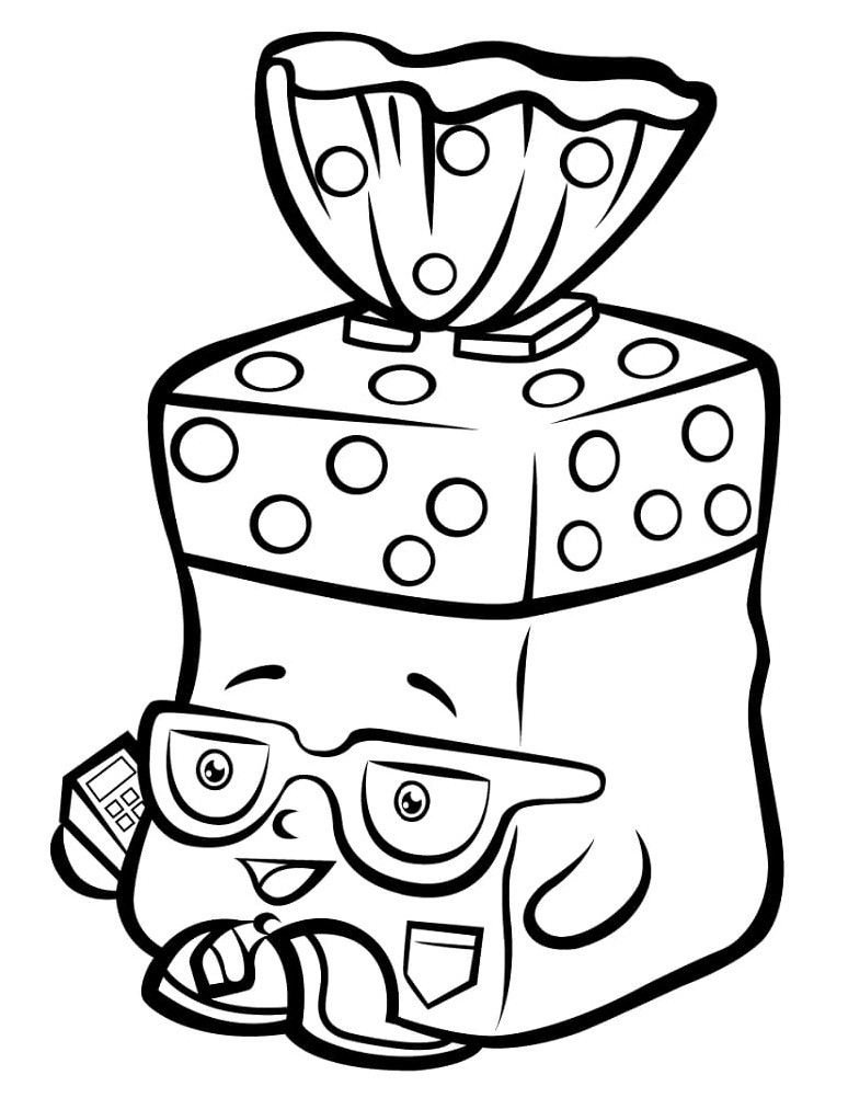 Shopkins Bakery Bonanza Coloring Page