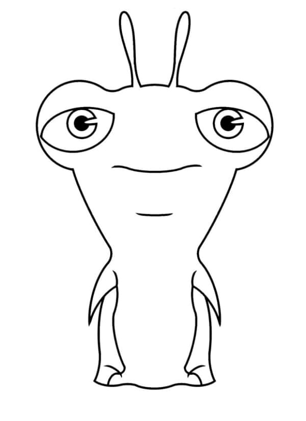 Serenity Slug Coloring Page