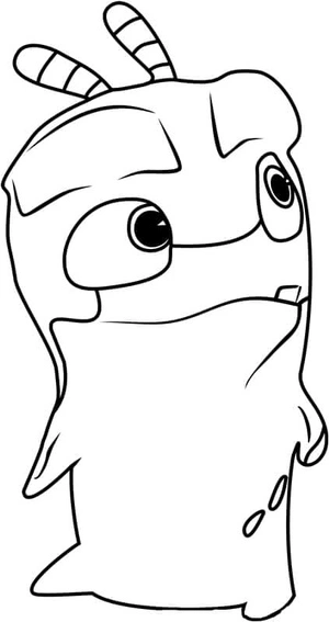 Slags Have the Ability to Fly Out of the Cannon Coloring Page