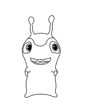 With Funny Slugterra Antennas - Coloring Page Coloring Page