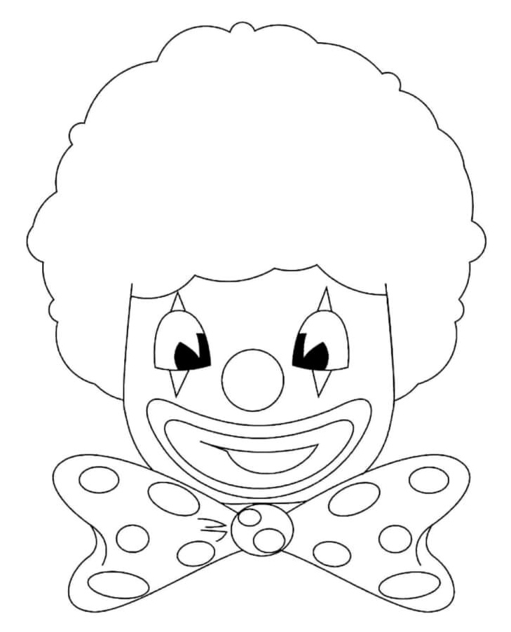 Cheerful Circus Performer Coloring Page