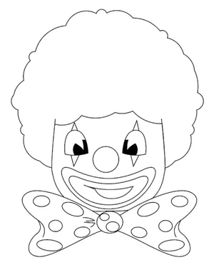 Cheerful Circus Performer Coloring Page