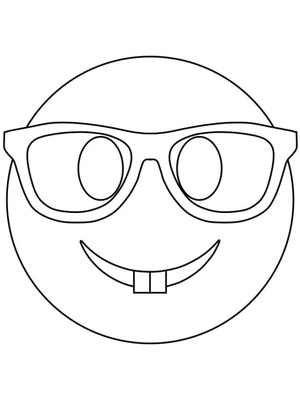 Happy Face Wearing Glasses
