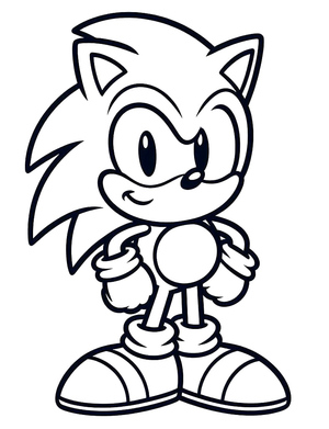 Cute Sonic the Hedgehog