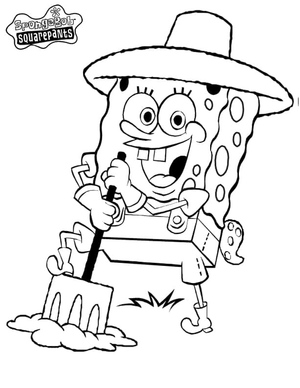 Spongebob Coloring Page for Printing