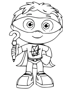 Kindly Whyatt Coloring Page