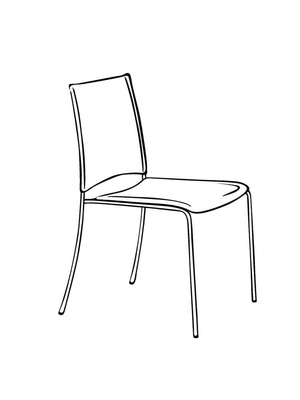 A Chair Coloring Page