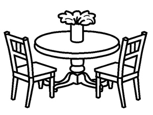 Simple Table and Chairs