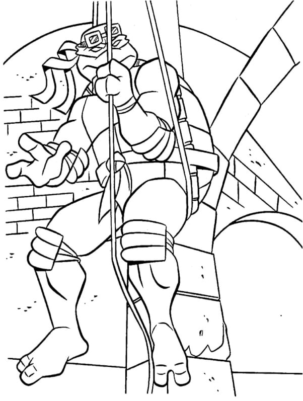 Swim in the Underwater Tunnels Coloring Page