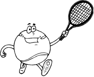 Tennis Ball Cartoon