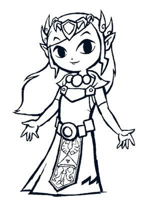 Princess Zelda, the Kind and Benevolent