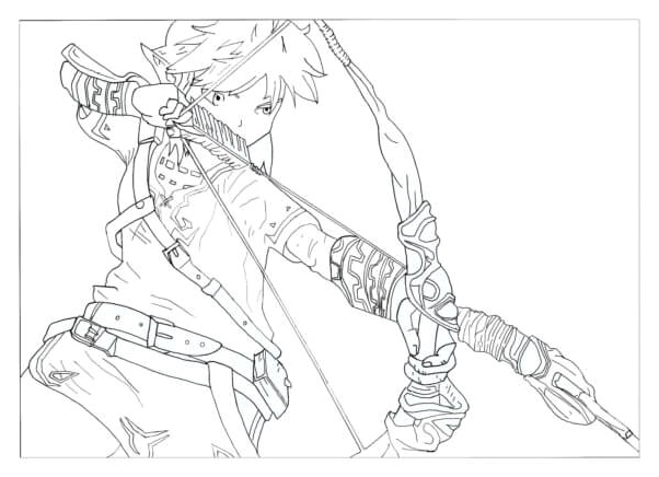 Skilled Sharpshooter Coloring Page