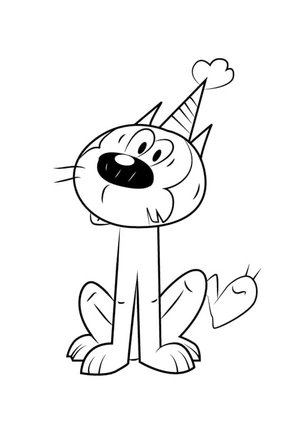 Cliff from the Loud House Cliff, Character Coloring Page