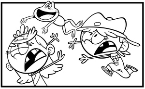 The Loud House Coloring Page- Download for Free
