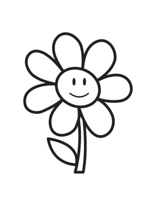 Colorful Flower for Young Children