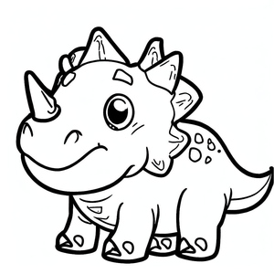 Adorable Triceratops