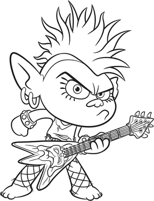 Barb from DreamWorks' Trolls