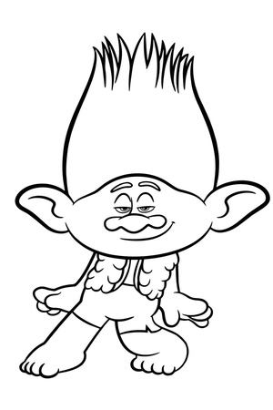 Troll's Branch coloring page