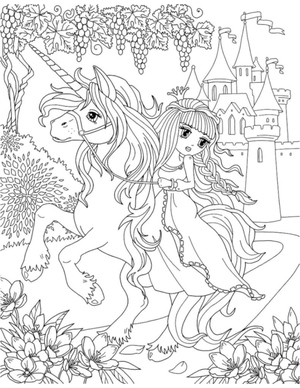 Princess on a Unicorn