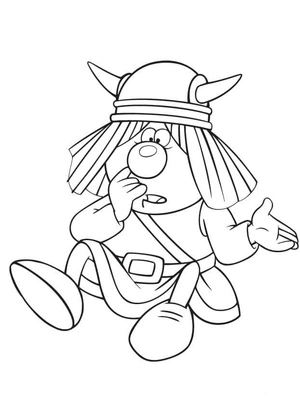 Big Nose Coloring Page