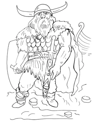Explorer Coloring Page