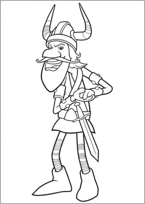 Rubbing His Hands Coloring Page Coloring Page