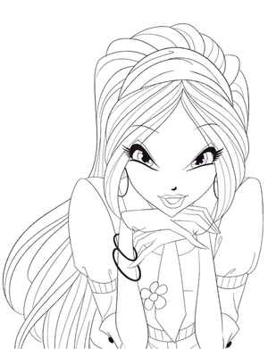 Flora from the Lovely Winx Club