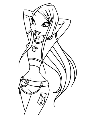 Roxy from the Winx Club