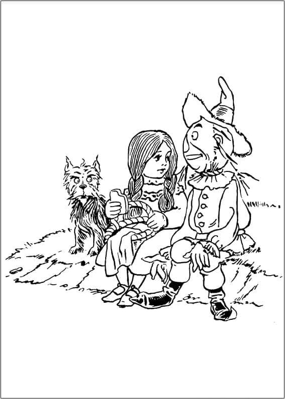 Ellie Packed Sandwiches For The Trip Coloring Page