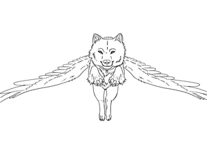 Winged Wolf