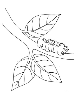 Simple Worm on a Tree Branch